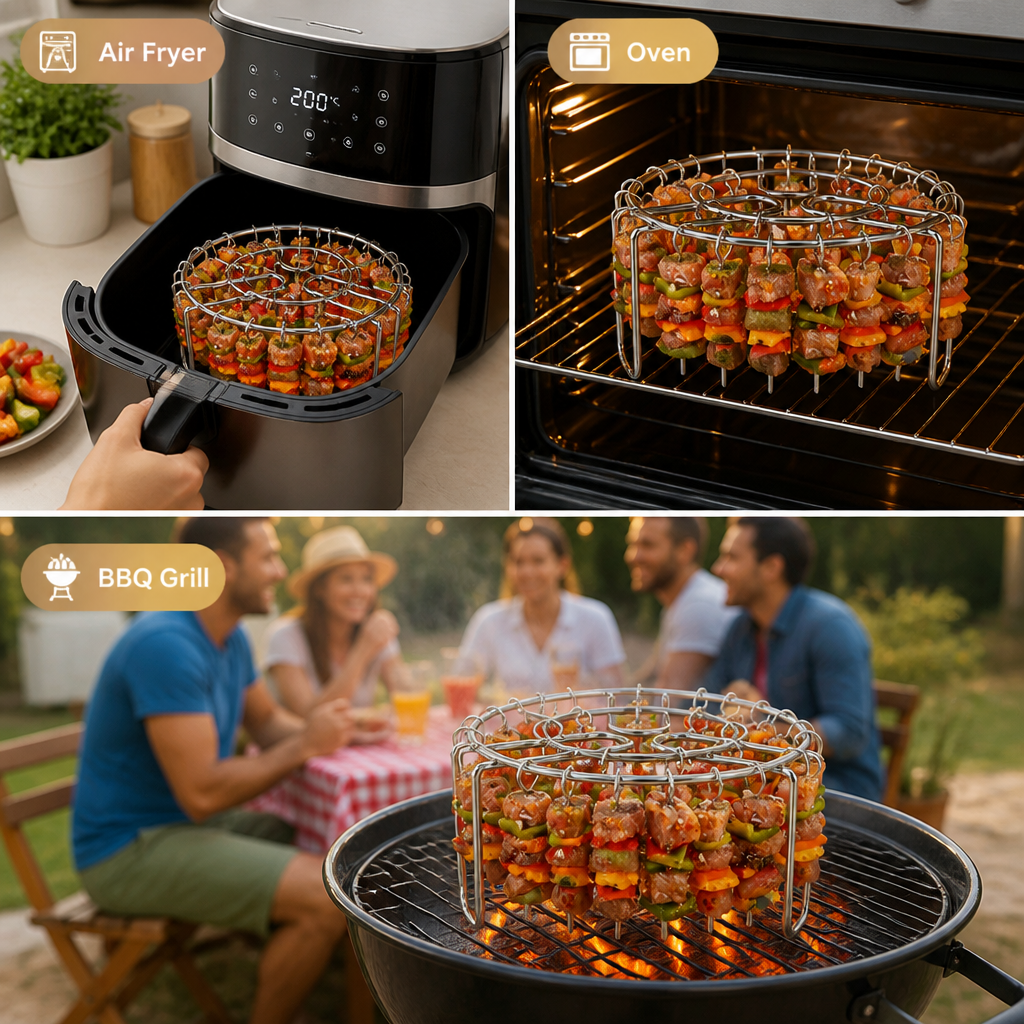 BlazeRise™ — Unlock Juicy, Flavor-Packed Skewers That Steal Every Show