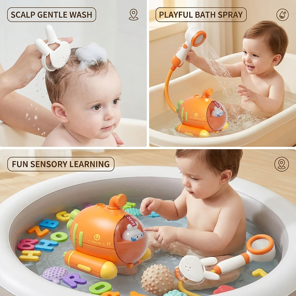 AquaJoy™ — Turn Every Bath into a Magical, Gentle Escape Your Toddler Will Love