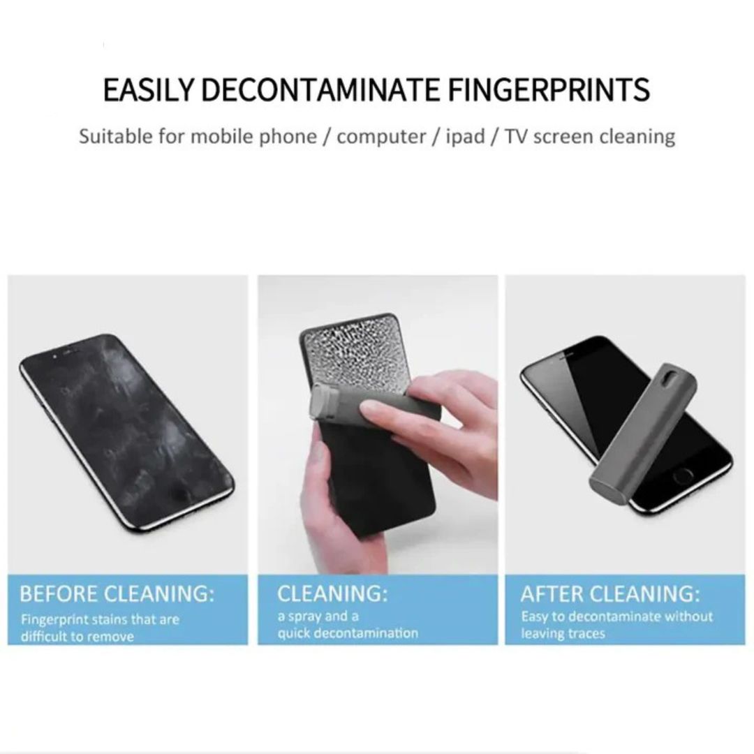 Spray nettoyant 2 en 1 pour écran de téléphone