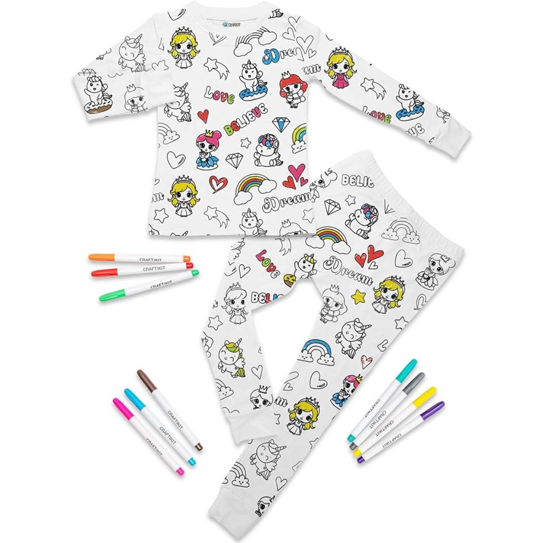 Colorful Canvas Pajamas™ — Unleash Your Child’s Imagination in Cozy, Mess-Free Comfort
