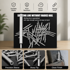 PrismaHold™ Precision Nails — Instantly Perfect Walls Without Visible Flaws or Hassle
