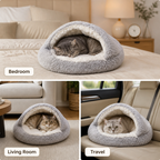 VelvetNest™ — The Ultimate Cozy Hideaway Where Your Cat Finds Peace and Pure Bliss (Bed only)