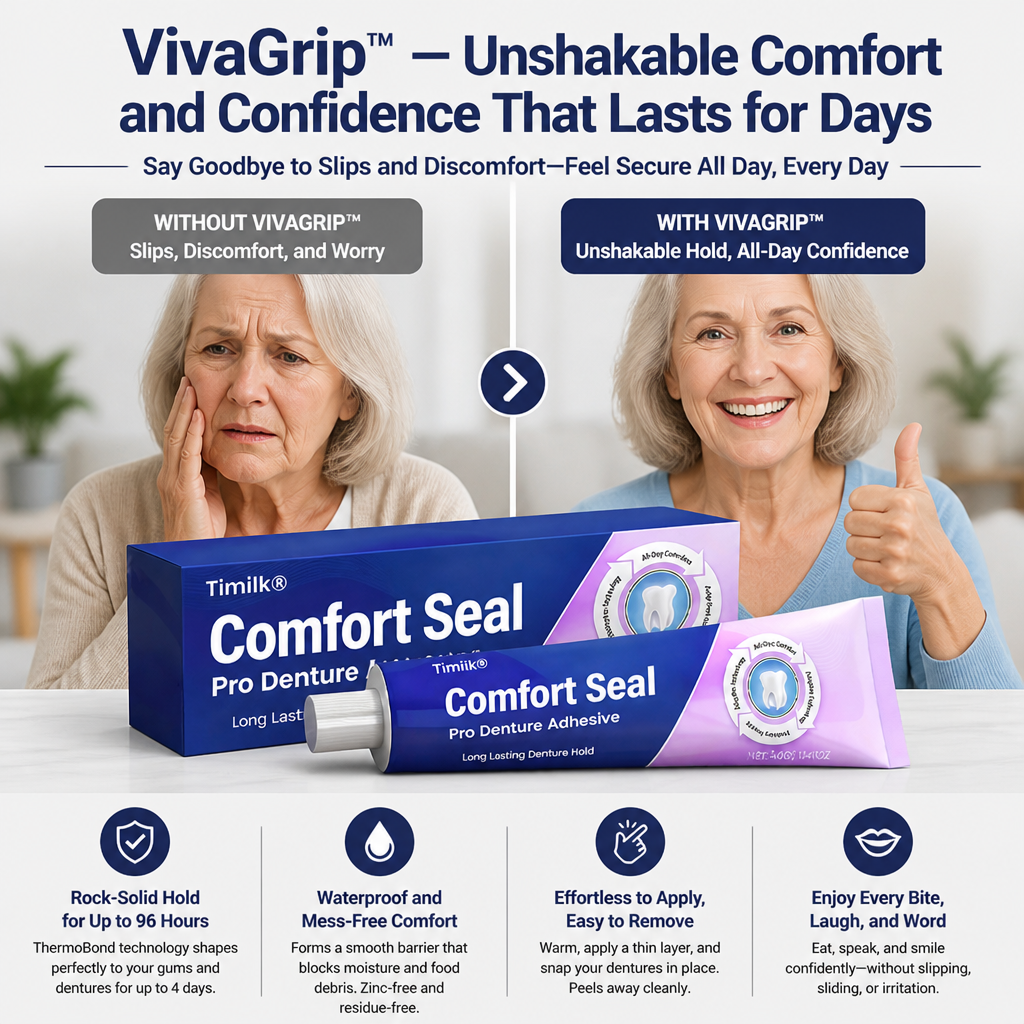 VivaGrip™ — Unshakable Comfort and Confidence That Lasts for Days