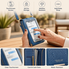 Velevra™ Touchscreen Crossbody Wallet — Stay Effortlessly Connected and Secure Wherever Life Moves You