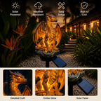 EmberMyst™ Dragon Sentinel — Ignite Your Nights with Cozy, Solar-Powered Dragon Magic
