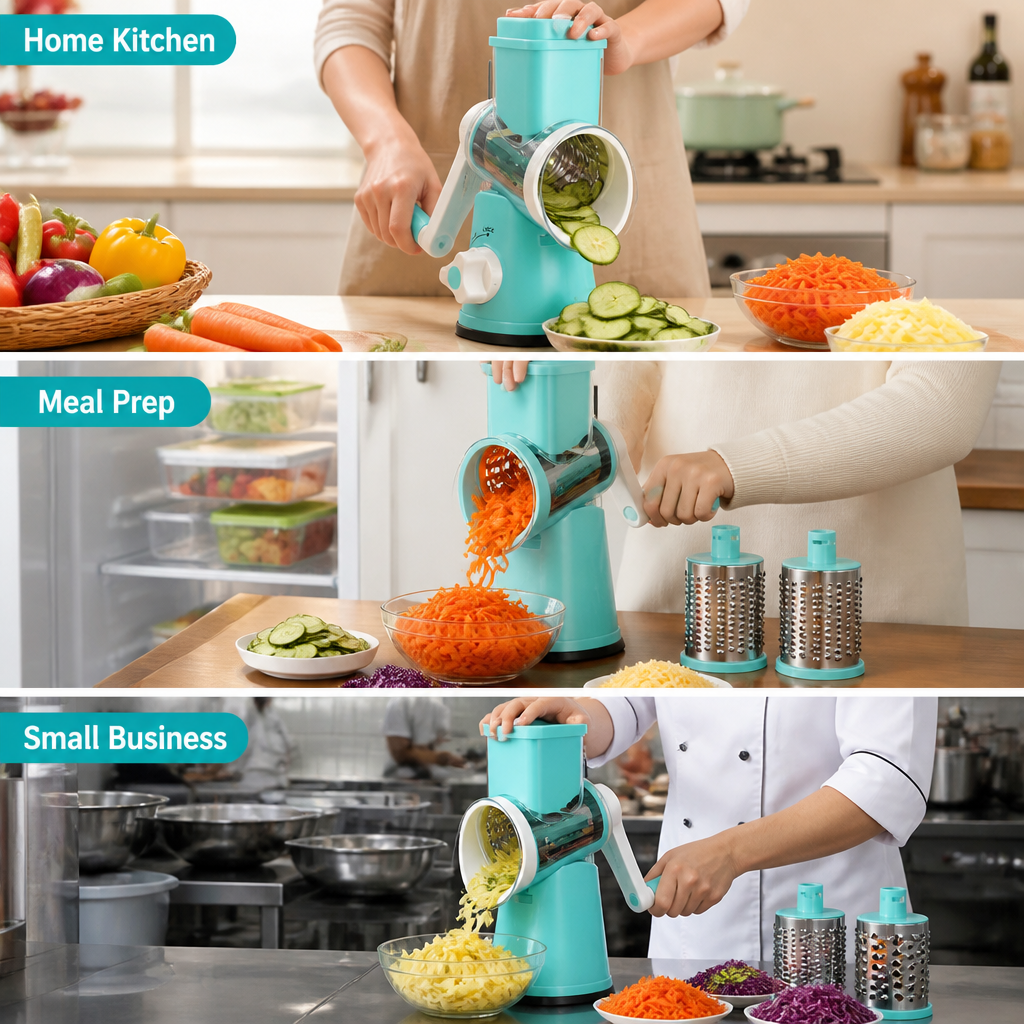 SwiftSlice™ — Slice, Shred, and Grate Faster for Effortless Kitchen Triumphs