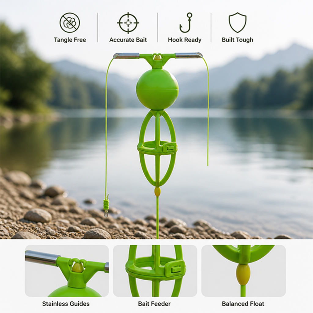 Isama™ — Hook More Fish with Every Smooth, Tangle-Free Cast