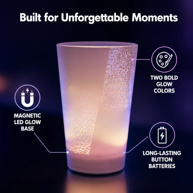 RadiaGlow™ — Make Every Drink the Center of Attention with Mesmerizing LED Flair