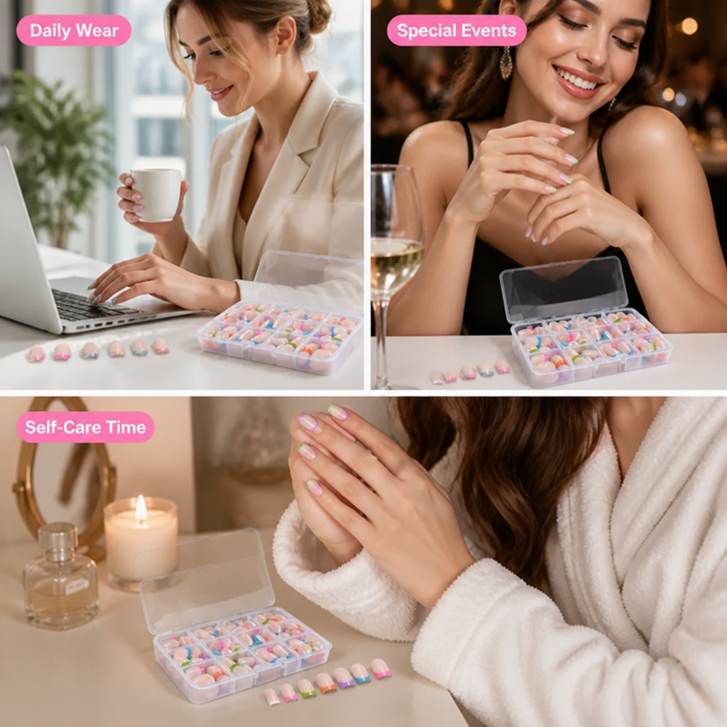 LumeLuxe™ Color Burst Nails — Unleash Instant Glam That Commands Attention Everywhere You Go
