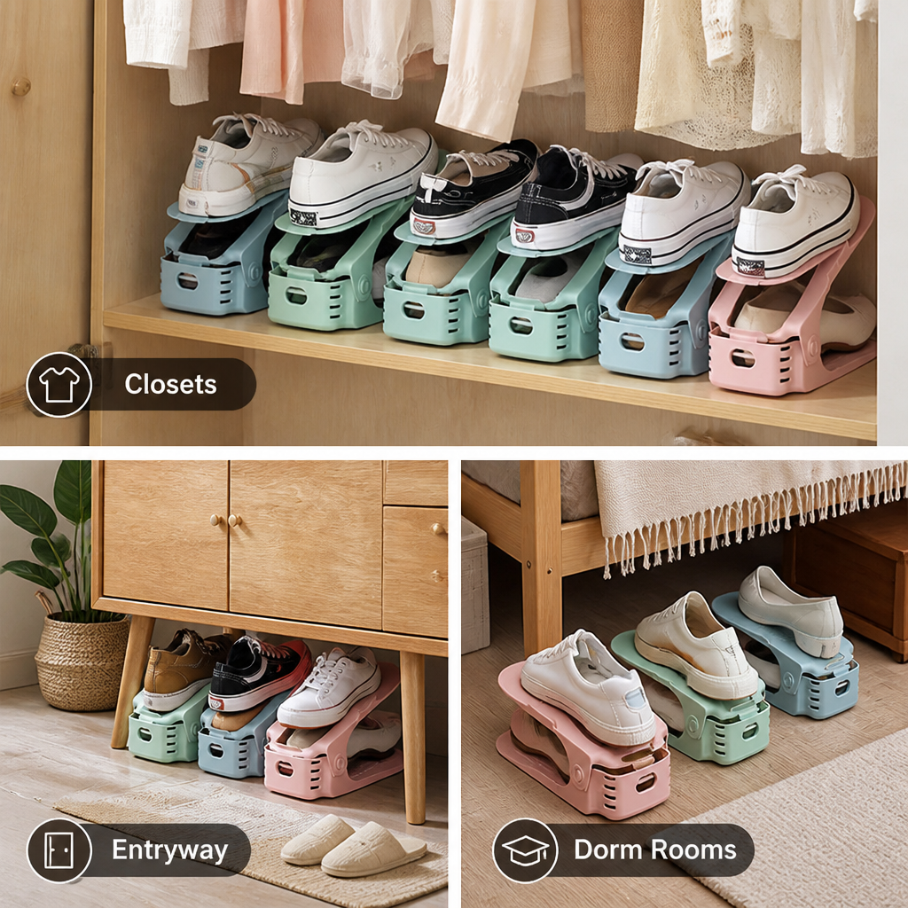 SolaStride™ — Maximize Your Space and Showcase Every Pair with Style and Order
