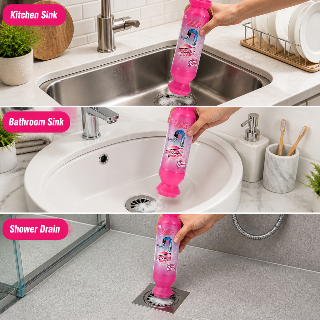PureFoam™ — Clear Clogs and Crush Odors for Drains That Feel Brand New