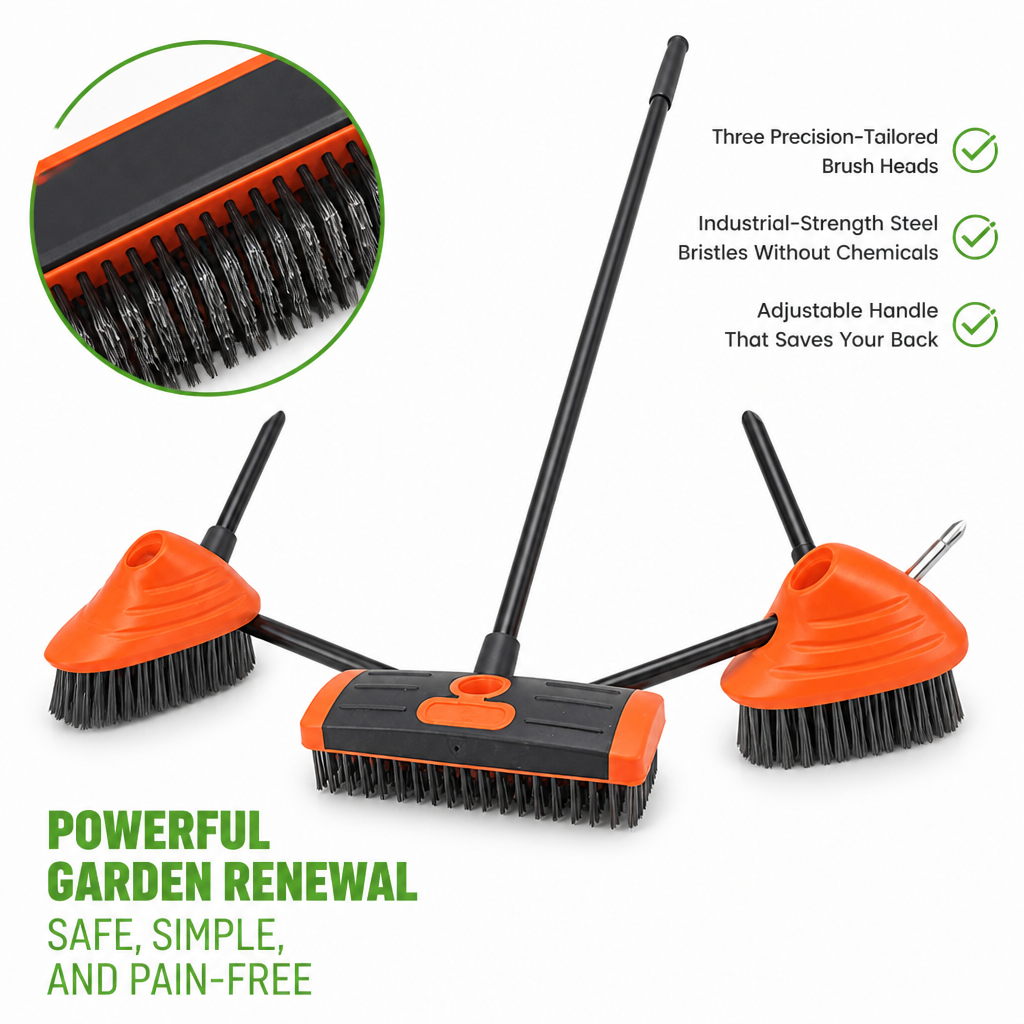 Verdanta™ Joint Brush Set — Effortless Garden Power That Saves Your Back and Revives Every Corner