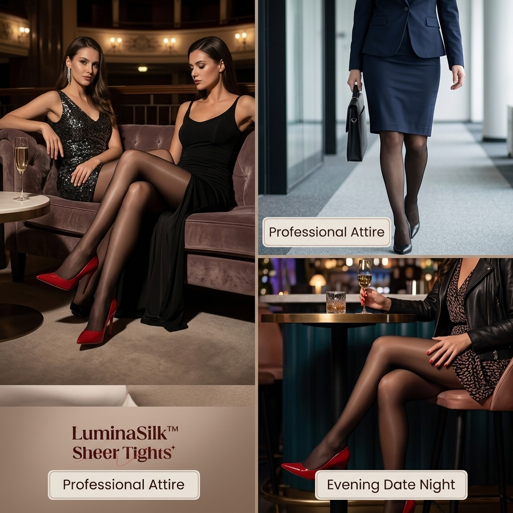 LuminaSilk™ Sheer Tights — Unstoppable Comfort and Flawless Legs All Day Long