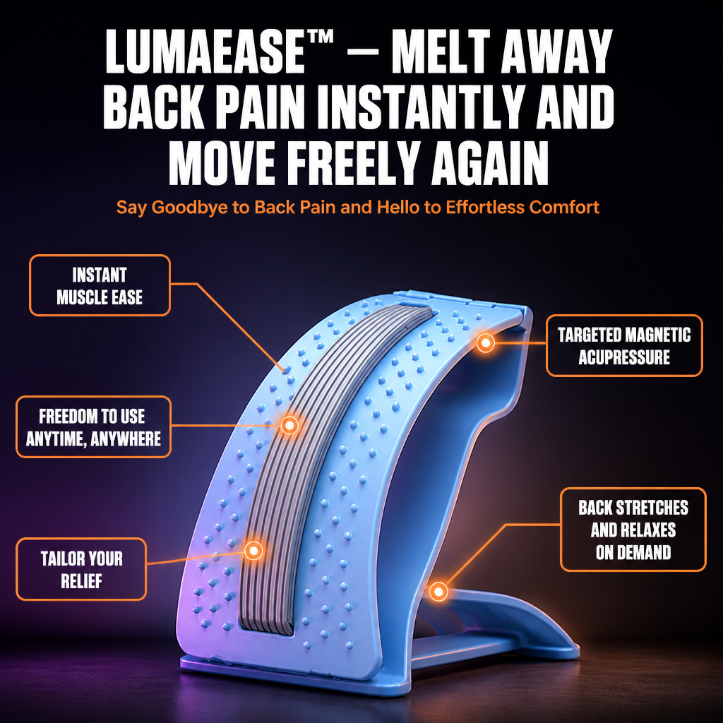 LumaEase™ — Melt Away Back Pain Instantly and Move Freely Again