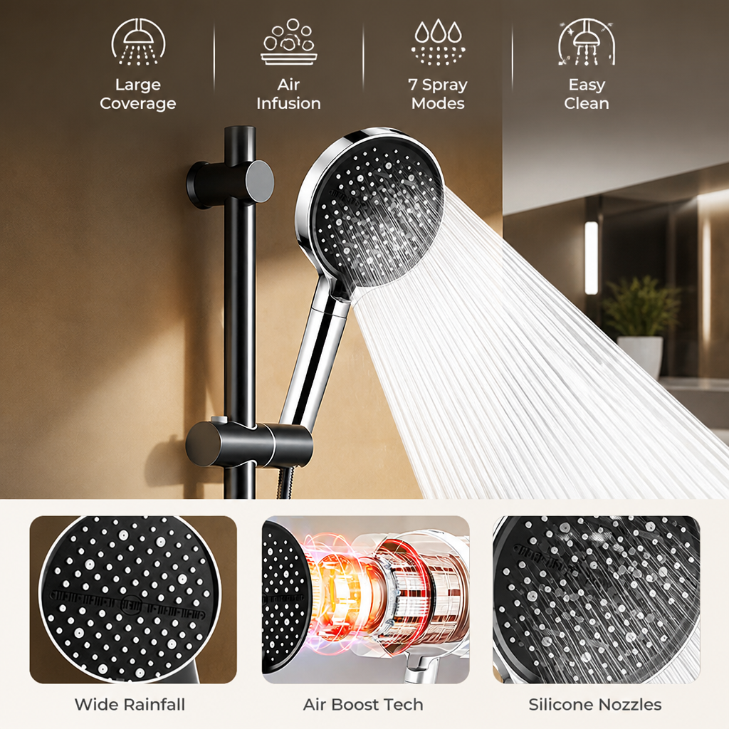 HydraVibe™ — Transform Your Shower Into a Revitalizing Powerhouse of Pure Bliss