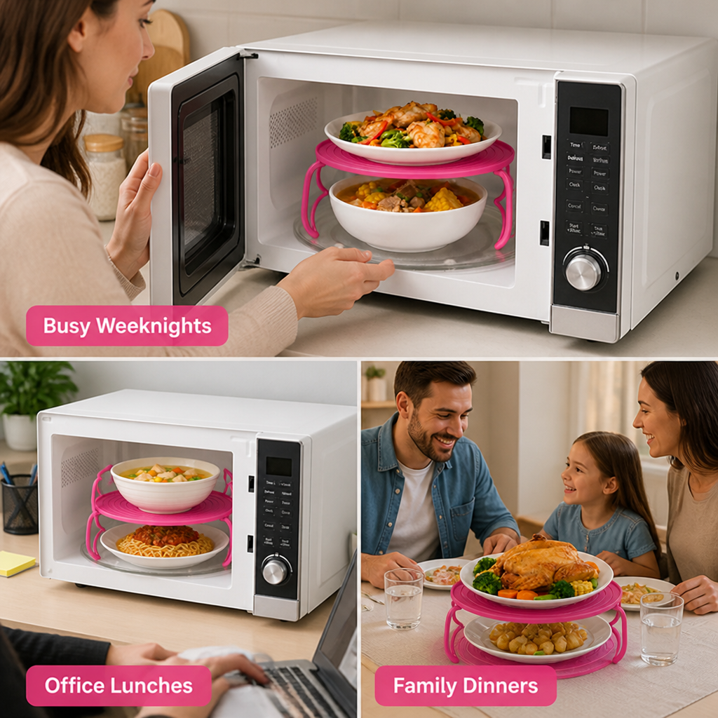 FlexiHeatPro™ — Double Your Meal Speed and Reclaim Precious Time