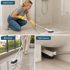 VeroClean™ Extendable Scrub Brush — Clean Deep Without the Strain or Struggle
