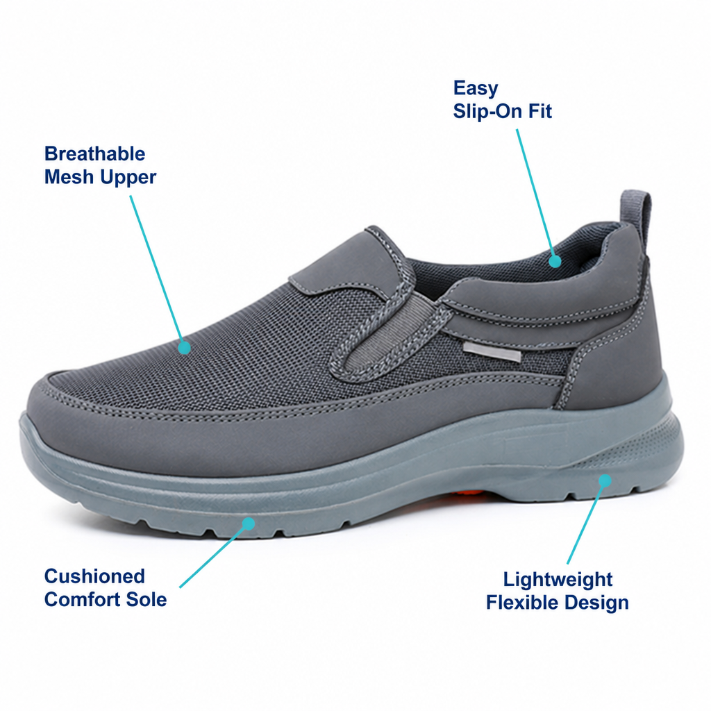 VeloStride™ Sneakers — Glide Through Your Day with Cloud-Like Comfort and All-Day Energy