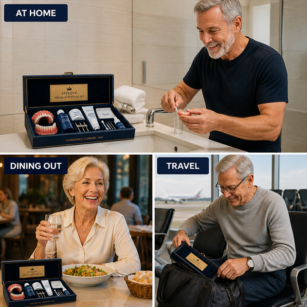 VeroDent™ Custom Full Cover Dentures — Smile, Speak, and Eat with Effortless Confidence Every Day