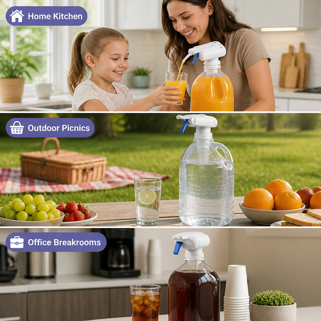 HydroEase™ — Effortless, Spill-Free Pouring for Everyone, Anytime