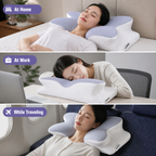 SilkRest™ Contoured Pillow — Wake Up Energized with Pain-Free, Peaceful Sleep