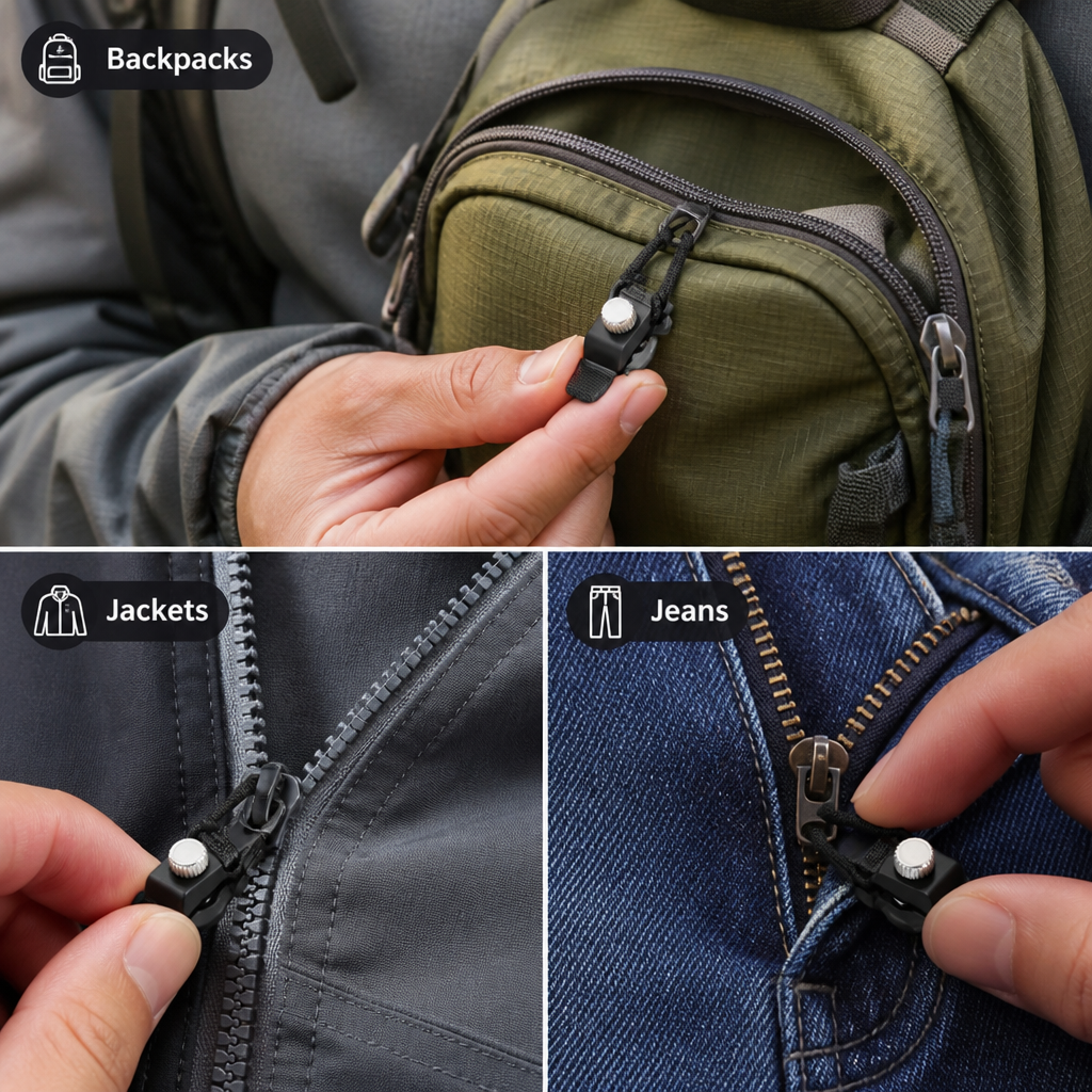 SwiftZip™ — Instantly Rescue Your Favorite Gear from Zipper Disasters (1 set)