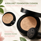 AuraLuxe™ Foundation Cushion — Unleash Your Skin’s Natural, Head-Turning Glow