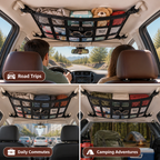 SkyNest™ Overhead Cargo Net — Instantly Clear Your Cabin for Calm, Spacious Drives