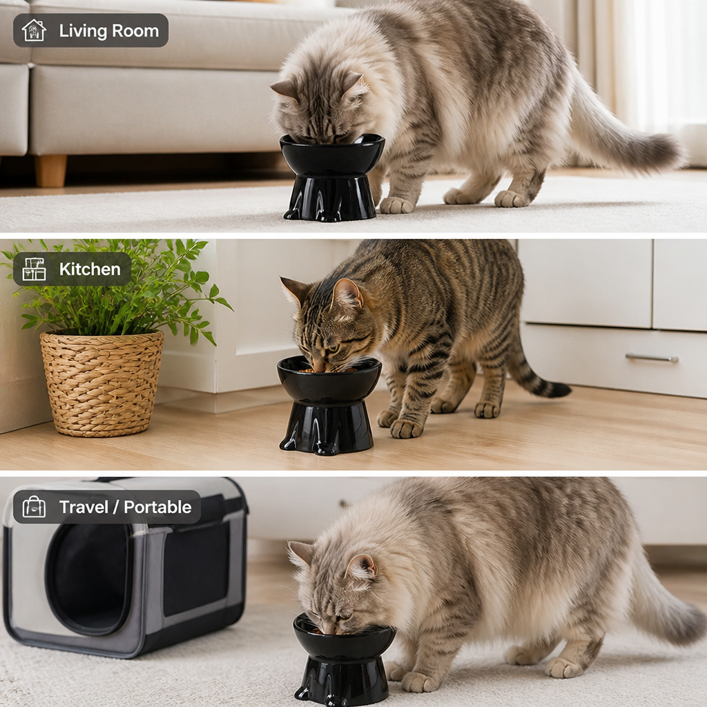 LunaLift™ — Transform Your Cat’s Mealtime into Pure Comfort and Joy