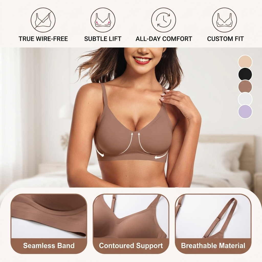 LuminaLift™ — Experience All-Day Freedom with Flawless, Wire-Free Confidence