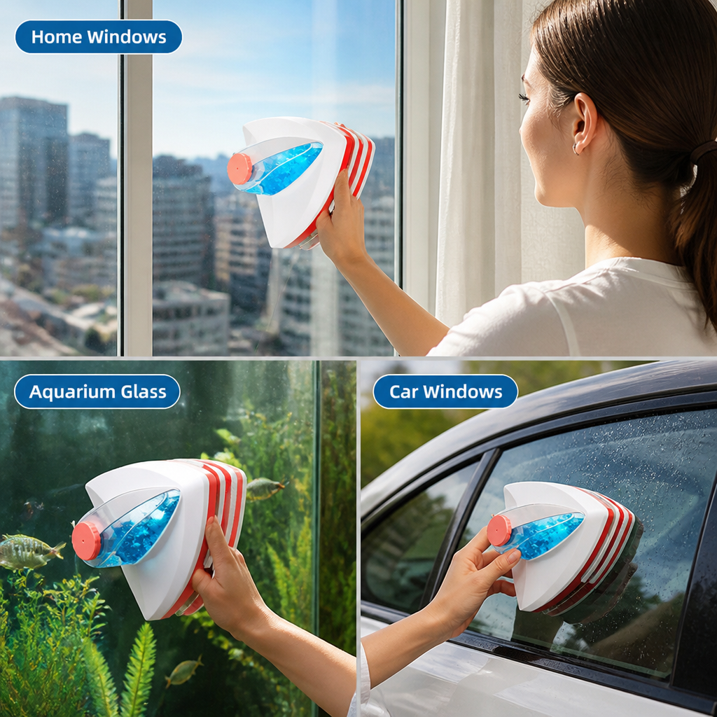 VitraShine™ Magnetic Window Brush — Effortless Streak-Free Sparkle That Makes Your View Prize-Worthy