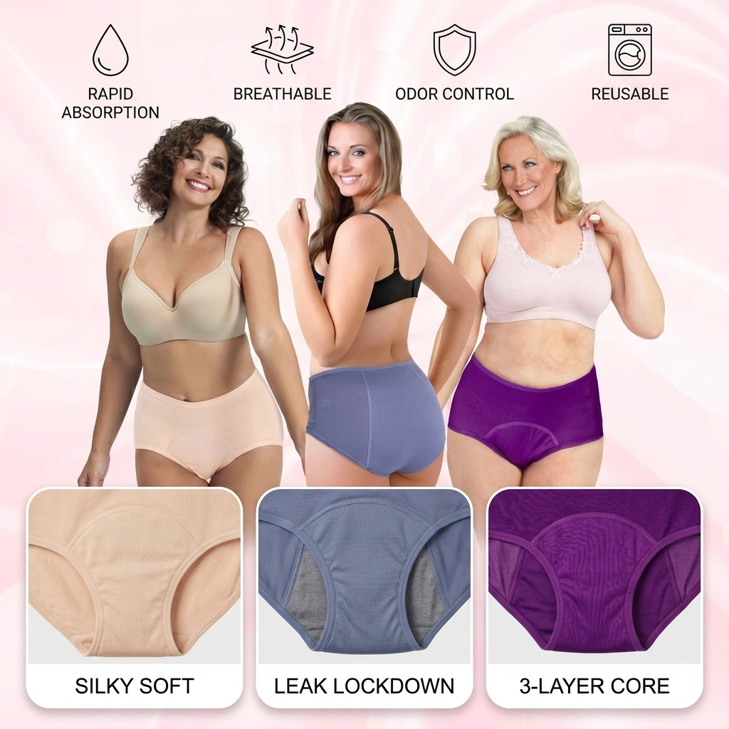 LumiGuard™ — Feel Fearless and Fresh with Leak-Proof Comfort That Moves With You