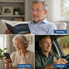 VeriVista™ ColorShift Reading Glasses — Effortless Focus and Stylish Eye Protection All Day Long