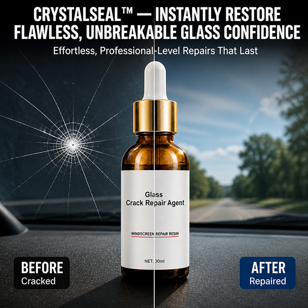 CrystalSeal™ — Instantly Restore Flawless, Unbreakable Glass Confidence
