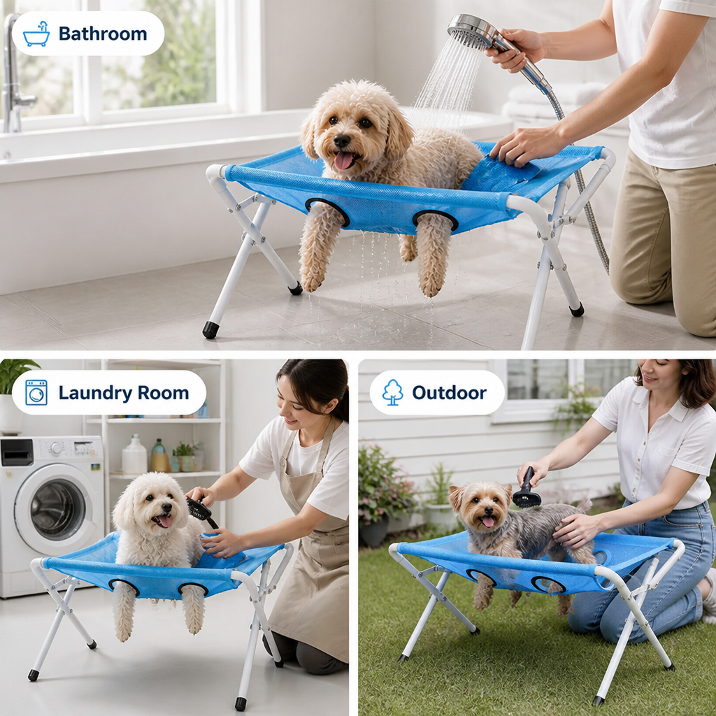 LuxiPet™ — Turn Every Grooming Session into a Calm, Mess-Free Breeze