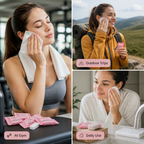 PureMist™ Compressed Cotton Towels — Unlock Instant Freshness and Soothing Comfort Anywhere You Go