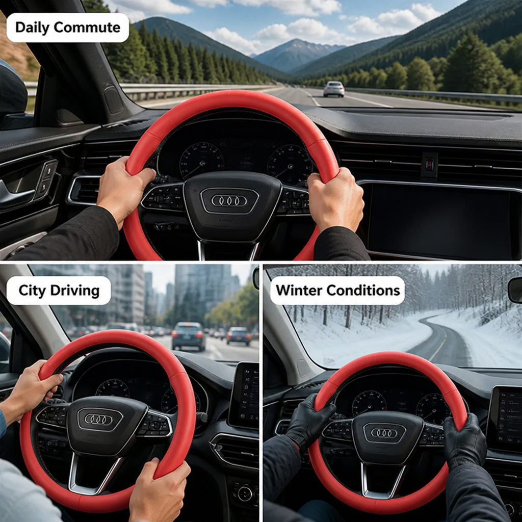 GripEdge™ — Take Charge of Every Turn with Unshakable Control and Comfort