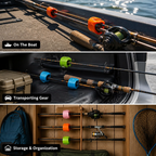 Strikora™ Rod Clips — Protect Your Gear with a Soft, Secure Hold That Lasts