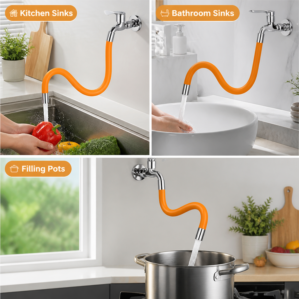 RinseReach™ — Rinse Every Corner Without Wrestling Pots and Pans