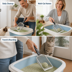 PurePaws™ Metal Mesh Scoop — Scoop Faster, Stress Less, Enjoy Every Moment
