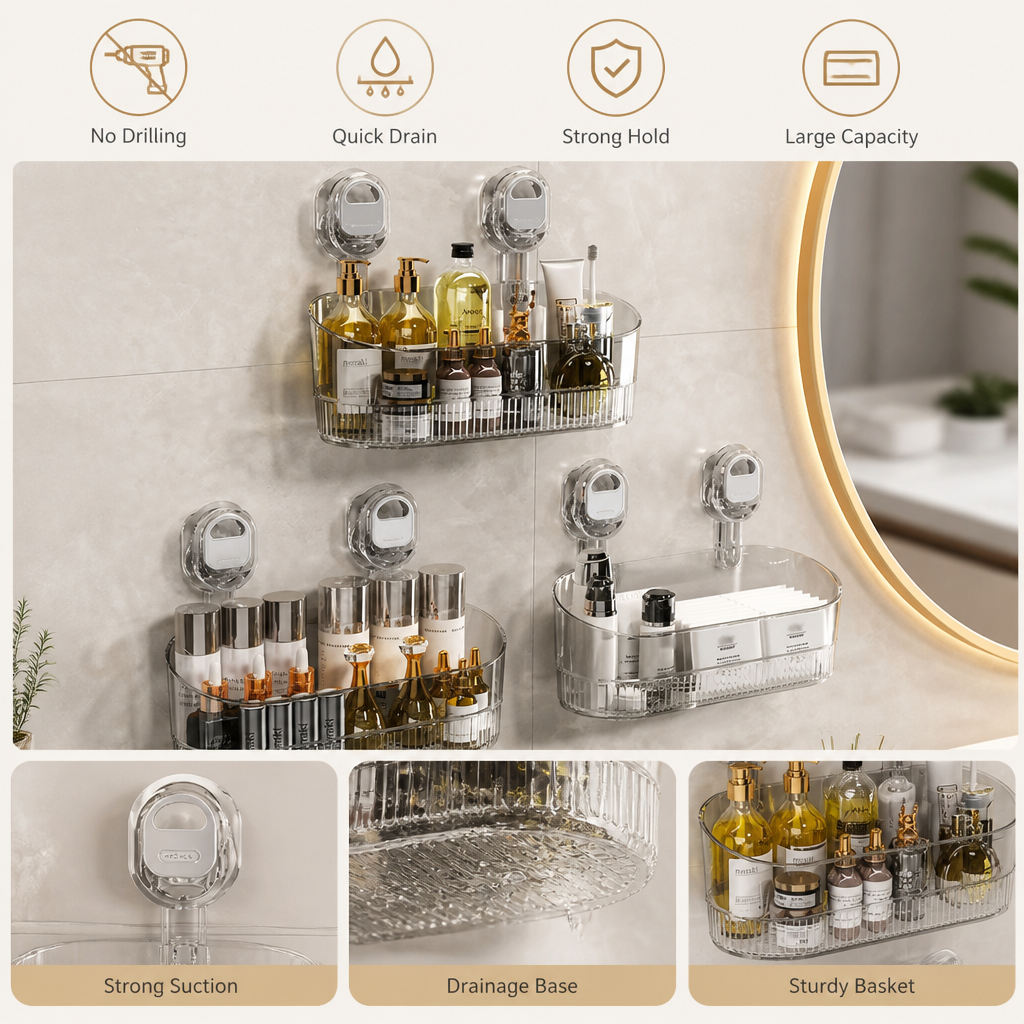 AquaVault™ — Instantly Clear Chaos and Enjoy a Spotless, Stress-Free Bathroom