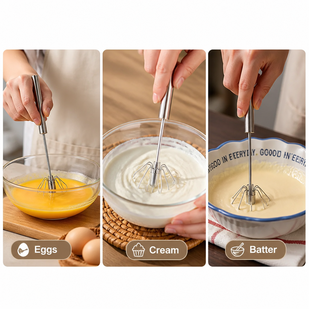 SpinWhirl™ — Effortless Whisking That Frees Your Hands and Ignites Your Creativity