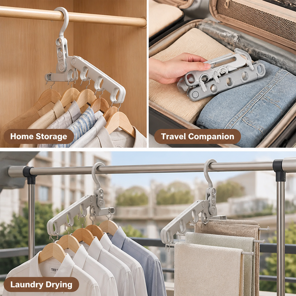 GlideNest™ — Instantly Clear Clutter and Travel Light Without the Hassle