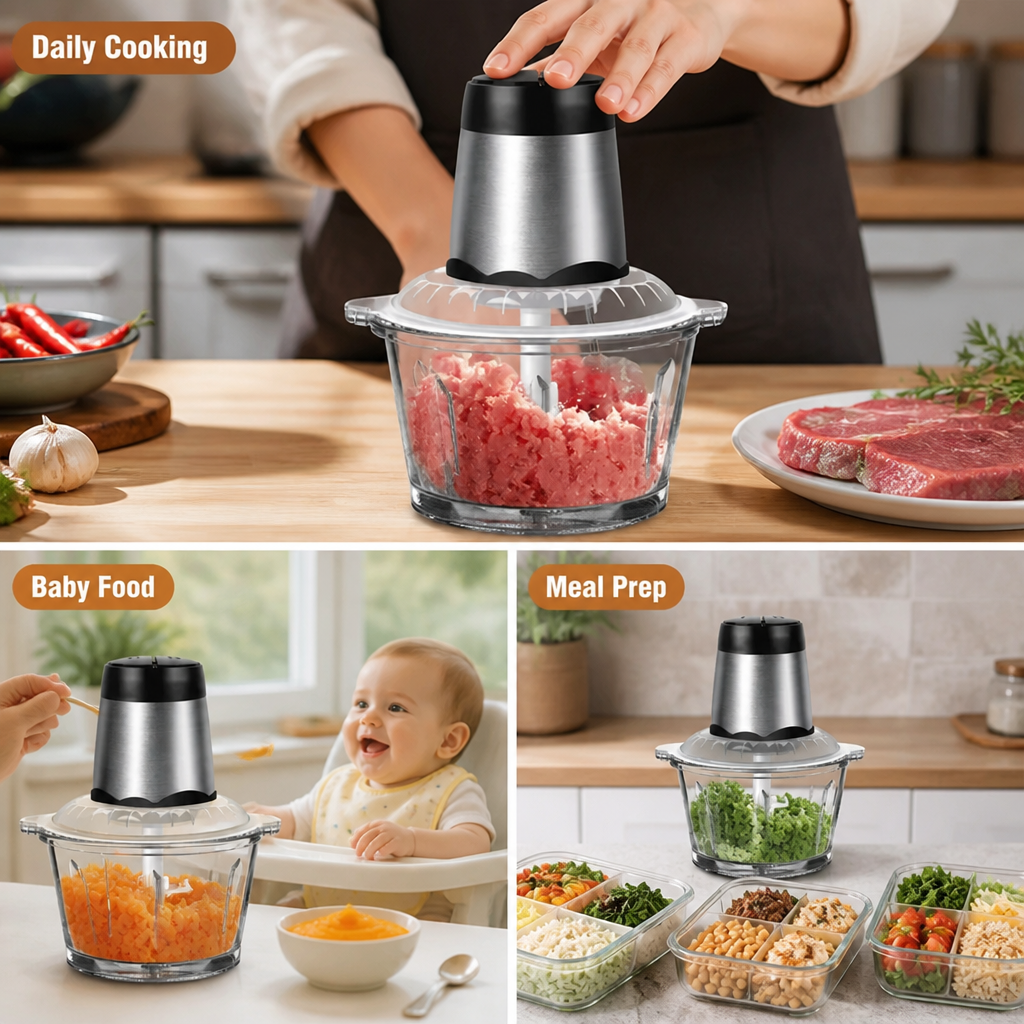 SlicePro™ Electric Meat Grinder — Master Every Meal with Perfect Texture and Effortless Cleanup