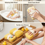 VeloraMist™ Soft Bath Sponge Set — Transform Every Shower into a Silky, Glowing Skin Ritual