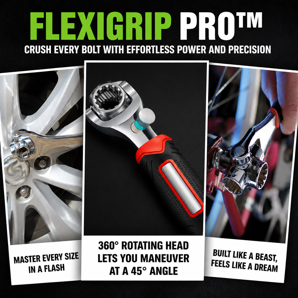 FlexiGrip Pro™ — Crush Every Bolt with Effortless Power and Precision
