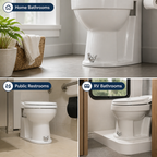 LunaPerch™ — Transform Ugly Bolts into Charming Bathroom Art Instantly