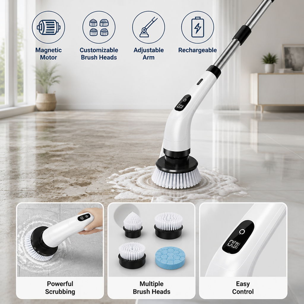 Scrubix™ — Conquer Stains Fast and Love Your Sparkling Home Again