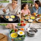 VitalSavor™ Egg Steamer — Effortless, Stunning Eggs That Make Every Meal Shine (Set of 3)