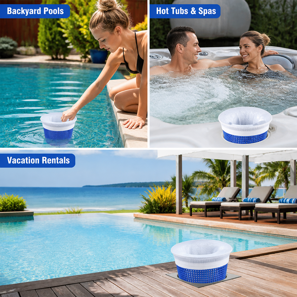 FlowGuard™ Pool Socks — Keep Your Water Crystal Clear Without the Hassle